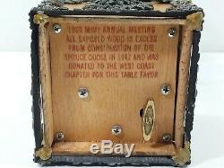 Rare 1985 MBSI Orange Tree Music Box Wood Used From Howard Hughes Spruce Goose
