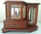 Rare Collectible Sankyo Vintage Wooden Jewellery Musical Box Armoire Cabinet