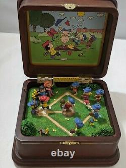 Rare Danbury Mint Play Ball, Charlie Brown Music Box