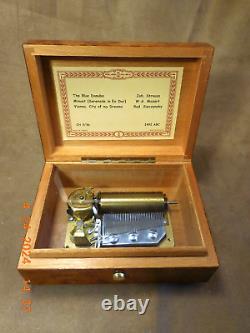 Rare & Exquisite Reuge 3 Tune 36 Note Thuya Wood Music Box (see Video)