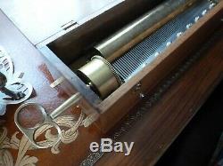 Rare Key Wind Cylinder Music Box