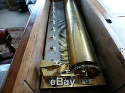 Rare Key Wind Cylinder Music Box