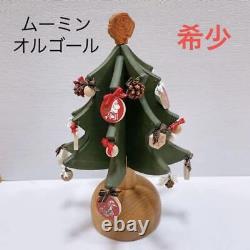 Rare Moomin Music Box Christmas Tree Made Of Wood