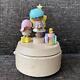 Rare Retro Sanrio Kikirara Music Box Little Twin Stars Wooden Interior Accessory