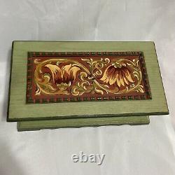 Rare Reuge Wood Music Box The Emperor Waltz Made 1972 Western Germany