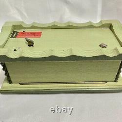 Rare Reuge Wood Music Box The Emperor Waltz Made 1972 Western Germany