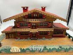 Rare Vintage 1955 Handcrafted Musical Ballet House