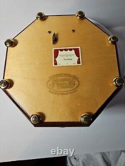 Rare Vtg San Francisco Music Box Co, Burl Wood Jewelry Case, Exquisite Italian