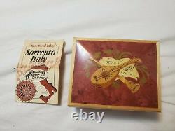 Rare Wood Inlay From Sorrento Italy Music Box