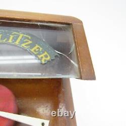 Rare Wurlitzer Music Box Wood Vintage Retro Mini Jukebox Desk Promo Display