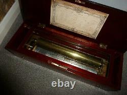Restored Perrlete Antique Cylinder Music Box