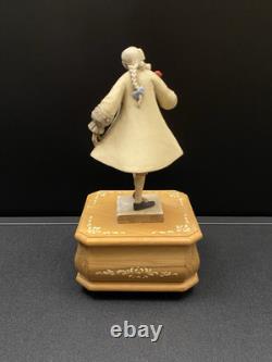 Reuge Anri Victorian Style Man Figure Removable Top Swiss Musical Music Box