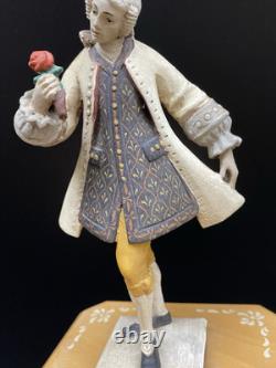 Reuge Anri Victorian Style Man Figure Removable Top Swiss Musical Music Box
