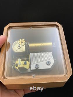 Reuge Anri Victorian Style Man Figure Removable Top Swiss Musical Music Box