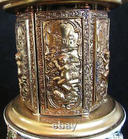 Reuge Cigarette Holder Carousel Music BoxThe Blue Danube Tales Frm Vienna Woods