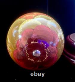 Reuge H/P Egg Music Box Tchaikovsky's Swan Lake Rotating Wood Base. SEE VIDEO