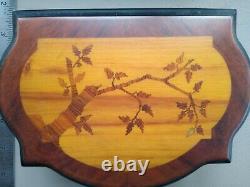 Reuge Inlay Wood Music Box 36 Note Plays Vivaldi The Four Seasons 1908 withBox