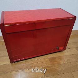 Reuge Japanese natural wood Music Box Moon River No. 4256 6 tier jewelry case