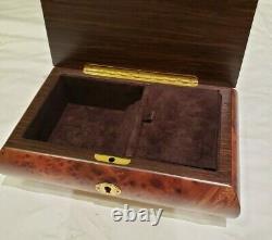 Reuge Music Box Playing playing 30 note Sankyo Movement Tales of Vienna Wood
