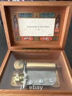 Reuge Music Box Switzerland Strangers In The Night 2/50 Thuya Wood