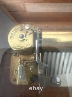 Reuge Music Box Switzerland Strangers In The Night 2/50 Thuya Wood