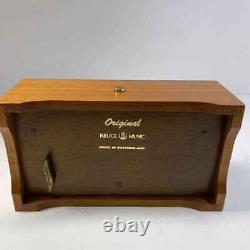 Reuge Music Wooden Music Box 72 Valve Parts 20×11× Height 7.2 cm Used