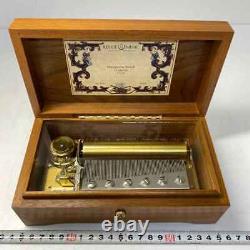 Reuge Music Wooden Music Box 72 Valve Parts 20×11× Height 7.2 cm Used