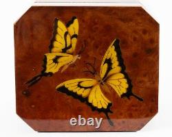 Reuge Small Music Box Vivaldi The Four Seasons Spring Butterfly Lid #5484