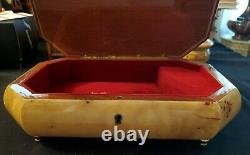 Reuge Sorrento Italy LG Music Jewelry Box Wood Raindrops Keep Falling BJ Thomas