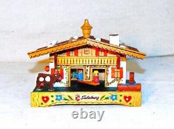 Reuge Swiss chalet handmade wood weather haus & music box Erzherzog Johann Lied