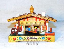 Reuge Swiss chalet handmade wood weather haus & music box Erzherzog Johann Lied