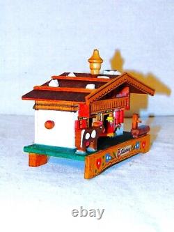 Reuge Swiss chalet handmade wood weather haus & music box Erzherzog Johann Lied