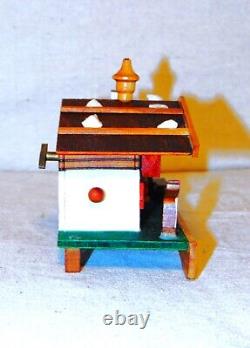 Reuge Swiss chalet handmade wood weather haus & music box Erzherzog Johann Lied