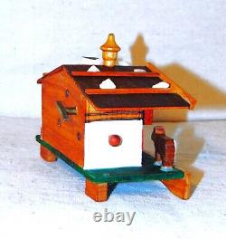 Reuge Swiss chalet handmade wood weather haus & music box Erzherzog Johann Lied