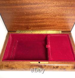 Reuge Switzerland Fine Wood Inlay Musical Keepsake Box BRAHMS WALTZ 1/36 Note