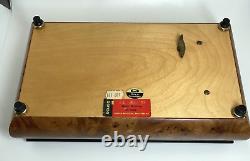 Reuge Switzerland Fine Wood Inlay Musical Keepsake Box BRAHMS WALTZ 1/36 Note