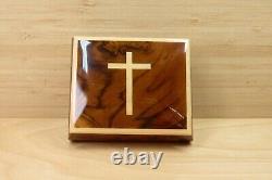 Reuge Switzerland Wood Music Box 18 is Plays Ave Maria, Handcrafted in Italy