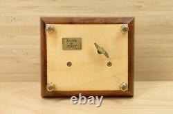Reuge Switzerland Wood Music Box 18 is Plays Ave Maria, Handcrafted in Italy
