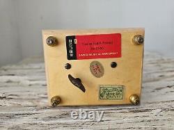 Reuge Wood Burl Music Box Swiss Movement''You've Got A Friend'' Italy Floral