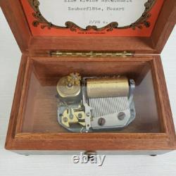 Reuge Wood Music Box 2/28 Eine Kleine Nachtmusik Zauberflote Mozart 1 Tune VTG