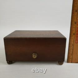 Reuge Wood Music Box 2/28 Eine Kleine Nachtmusik Zauberflote Mozart 1 Tune VTG