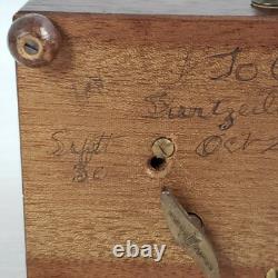 Reuge Wood Music Box 2/28 Eine Kleine Nachtmusik Zauberflote Mozart 1 Tune VTG