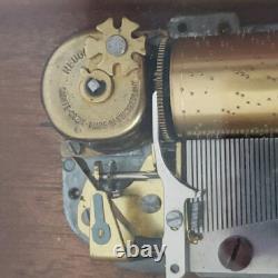 Reuge Wood Music Box 2/28 Eine Kleine Nachtmusik Zauberflote Mozart 1 Tune VTG