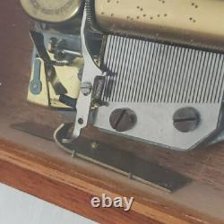 Reuge Wood Music Box 2/28 Eine Kleine Nachtmusik Zauberflote Mozart 1 Tune VTG
