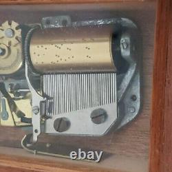 Reuge Wood Music Box 2/28 Eine Kleine Nachtmusik Zauberflote Mozart 1 Tune VTG