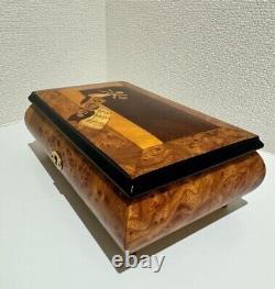 Reuge Wooden Music Box Blown 36 Note Frozen Let It Go Disney From Japan