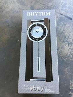 Rhythm Clocks WSM Espresso Musical Wall Clock, Westminster Chime, NEW IN BOX