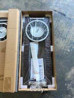 Rhythm Clocks WSM Espresso Musical Wall Clock, Westminster Chime, NEW IN BOX