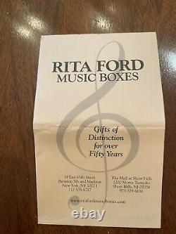 Rita Ford Hannukah Music Box Menorah Wood