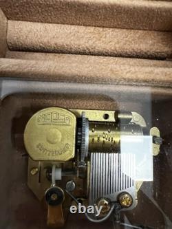 Rita Ford Music Boxes Angel Swiss Reuge Movement Italy Made Wood Music Box